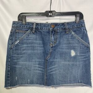 X2 denim jean skirt